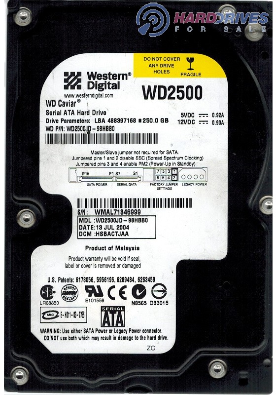 WD2500JD-98HBB0