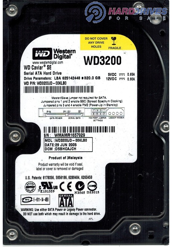 WD3200JD-00KLB0