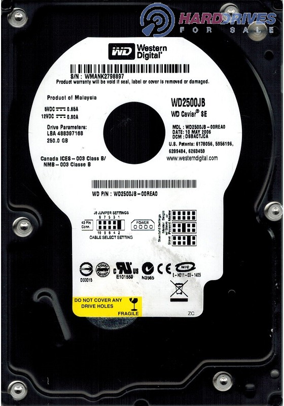 WD2500JB-00REA0
