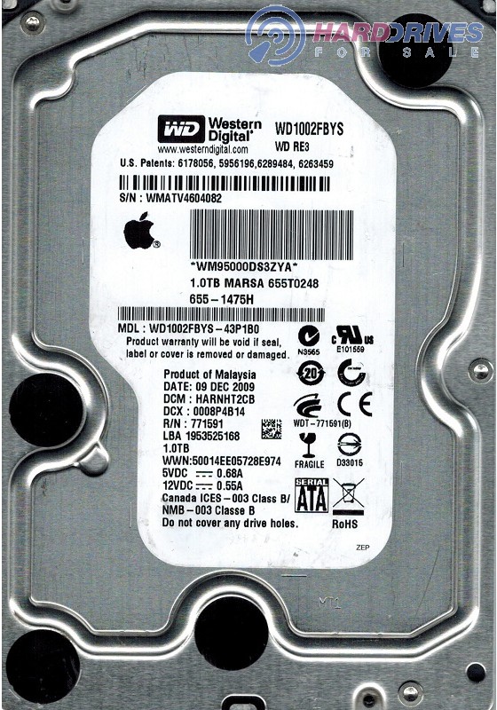 WD1002FBYS-43P1B0