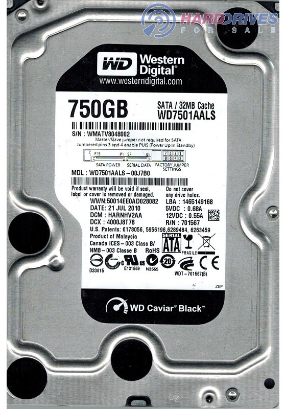 WD7501AALS-00J7B0