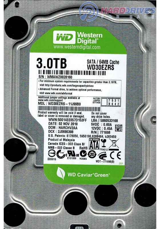WD30EZRS-11J99B0