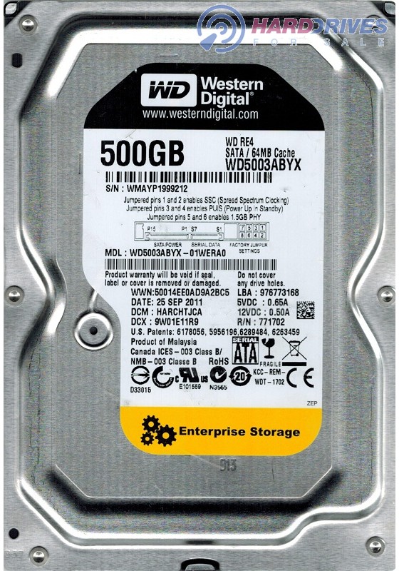 WD5003ABYX-01WERA0 
