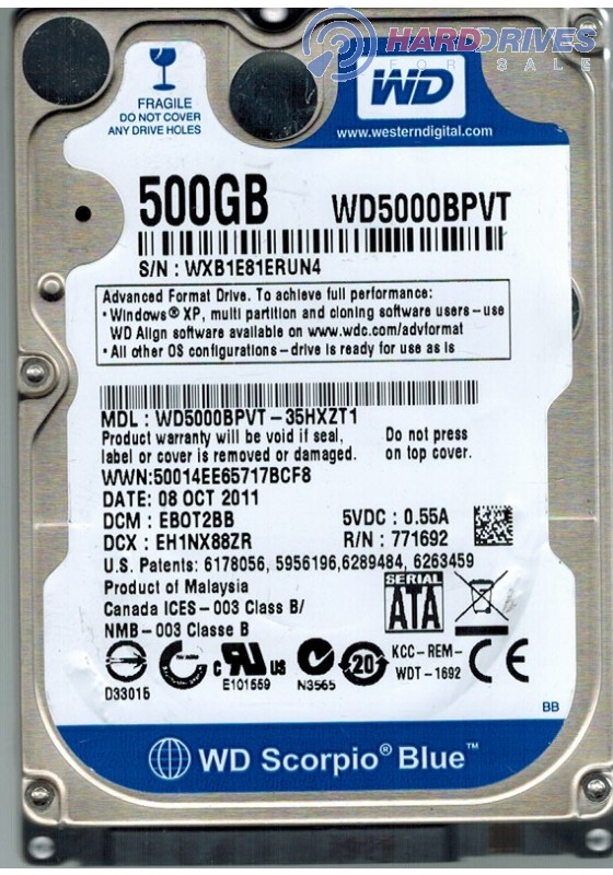 WD5000BPVT-35HXZT1