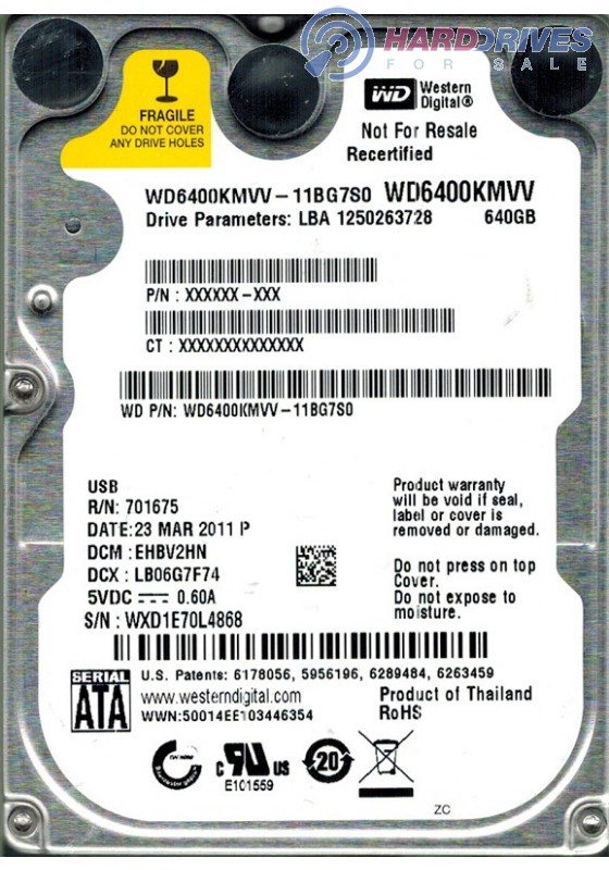 WD6400KMVV-11BG7S0