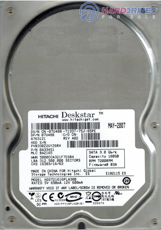 HDS721680PLA380