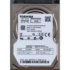 Toshiba MK6476GSX HDD2J92 D UL02 T PHILIPPINES 640GB