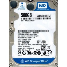 WD5000BEVT-00A0RT0