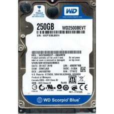 WD2500BEVT-00A0RT0