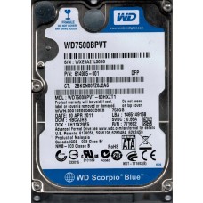WD7500BPVT-60HXZT1