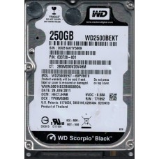 WD2500BEKT-60PVMT0