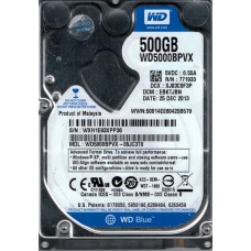WD5000BPVX-00JC3T0