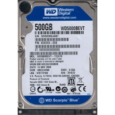 WD5000BEVT-11ZAT0
