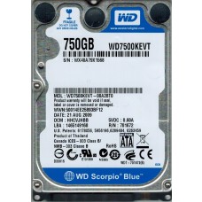 WD7500KEVT-00A28T0