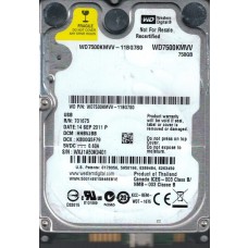 WD7500KMVV-11BG7S0
