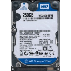 WD2500BEVT-00SCST0