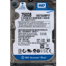 WD7500BPVT-80HXZT1