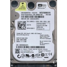 WD2500BEVS-75UST0