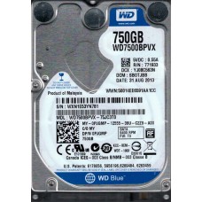WD7500BPVX-75JC3T0