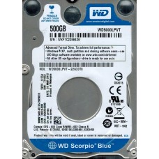 WD5000LPVT-22G33T0