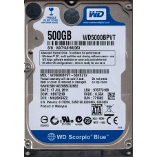 WD5000BPVT-55HXZT2