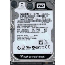 WD3200BEKT-08PVMT1