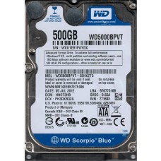 WD5000BPVT-55HXZT3