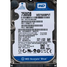WD7500BPVT-16HXZT3