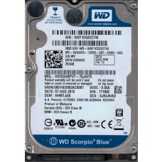 WD2500BPVT-75JJ5T0