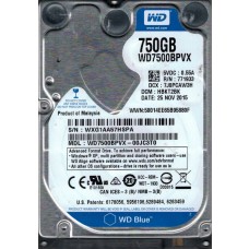 WD7500BPVX-00FA7T0