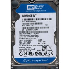 WD5000BEVT-60ZAT0