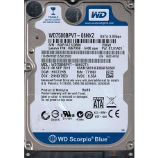 WD7500BPVT-08HXZT1