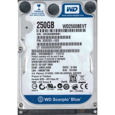 WD2500BEVT-11ZCT0