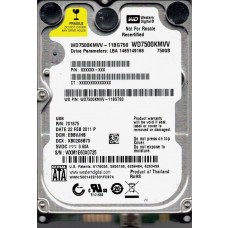 WD7500KMVV-11BG7S0