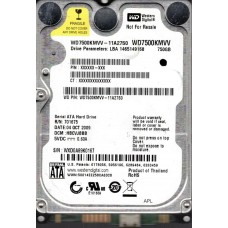WD7500KMVV-11A27S0