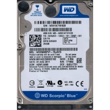 WD2500BPVT-75JJ5T0