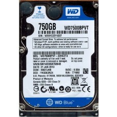 WD7500BPVT-22HXZT3