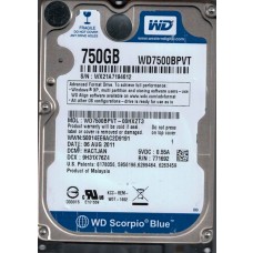 WD7500BPVT-00HXZT3