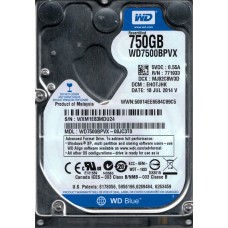WD7500BPVX-00FA7T0