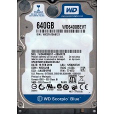 WD6400BEVT-00A0RT0