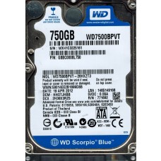 WD7500BPVT-26HXZT3