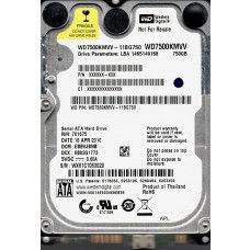 WD7500KMVV-11BG7S0