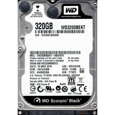 WD3200BEKT-00A25T0