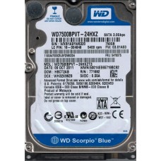 WD7500BPVT-24HXZT3