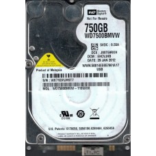 WD7500BMVW-11S5XS0