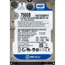 WD7500BPVT-55HXZT4