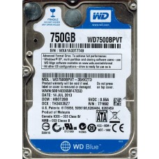 WD7500BPVT-08HXZT3