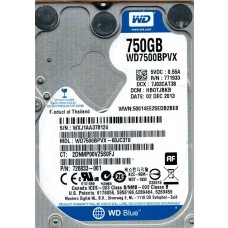 WD7500BPVX-60JC3T0 