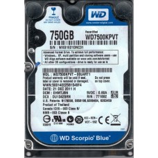 WD7500KPVT-00U4RT1