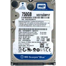 WD7500BPVT-55HXZT3